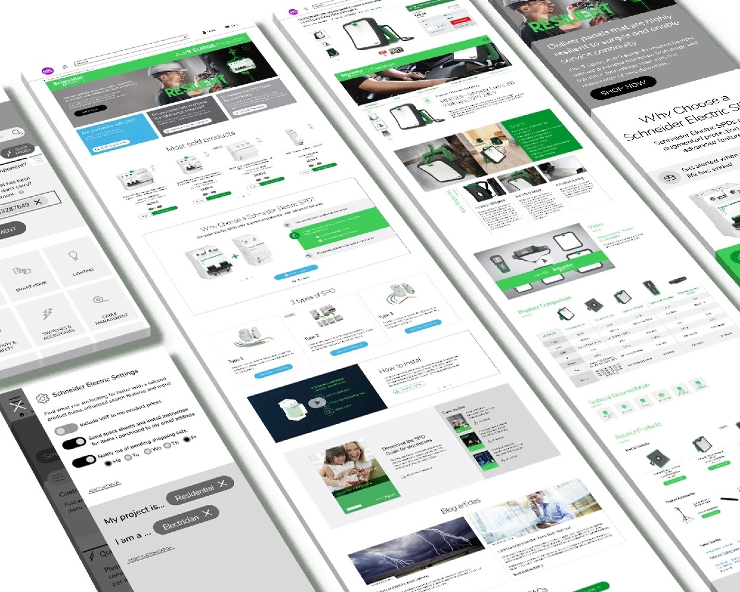 Schneider Electric Shop in Shop prototype