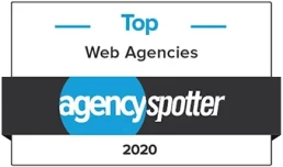 Top web agency badge - Agency Spotter 2020