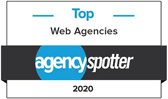 Top web agency badge - Agency Spotter 2020