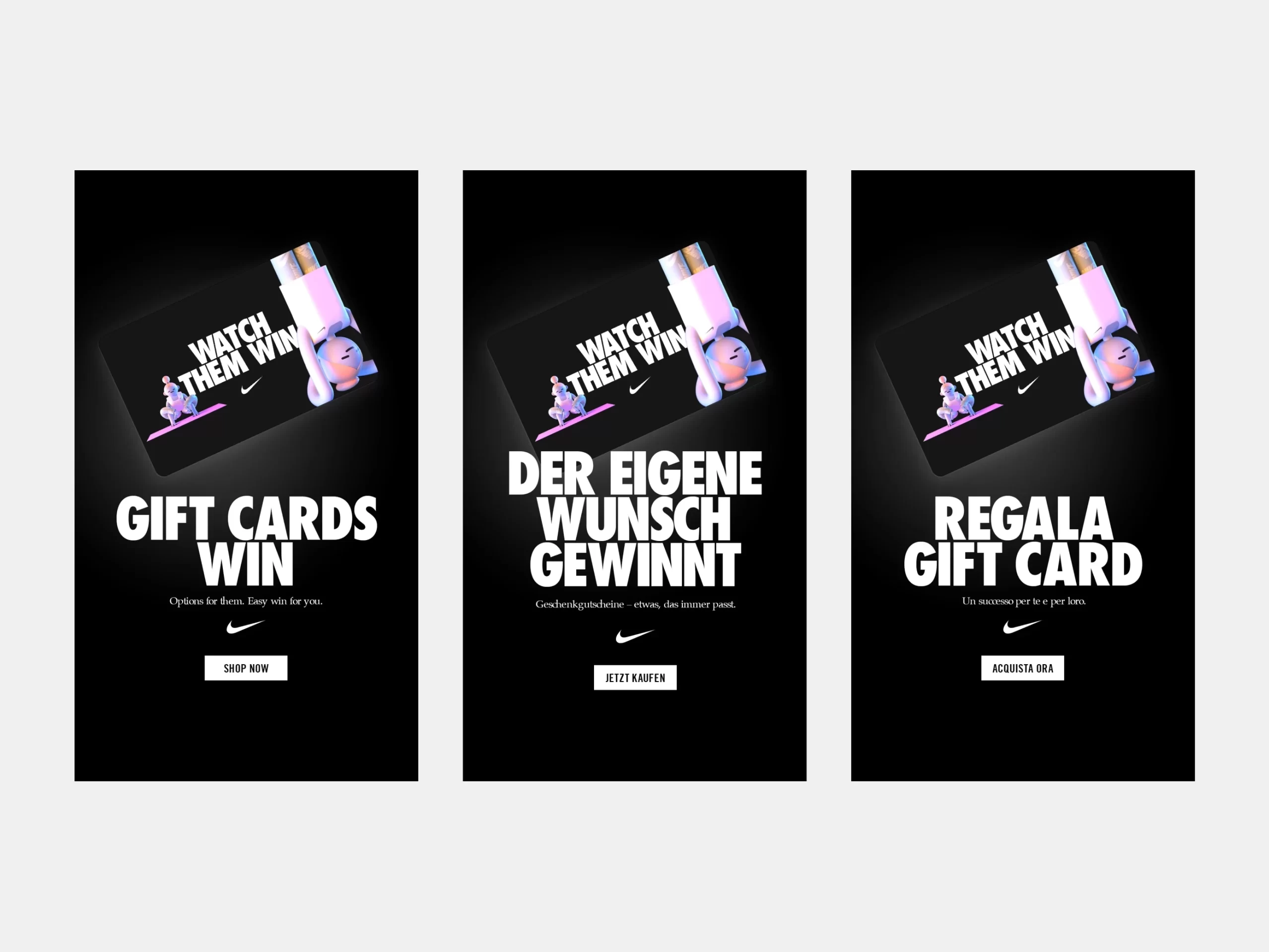 Nike Gifting localised assets