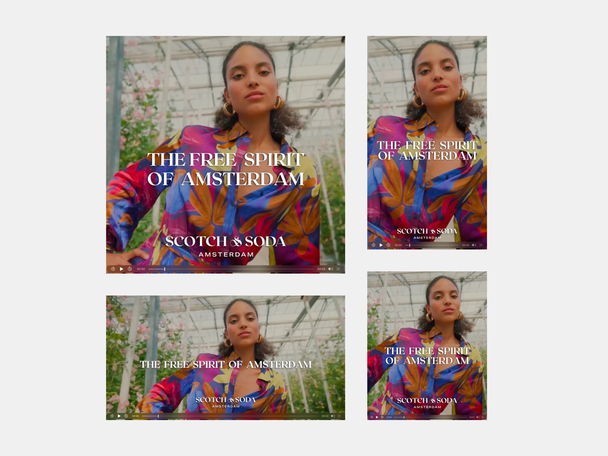 Scotch & Soda paid media banners