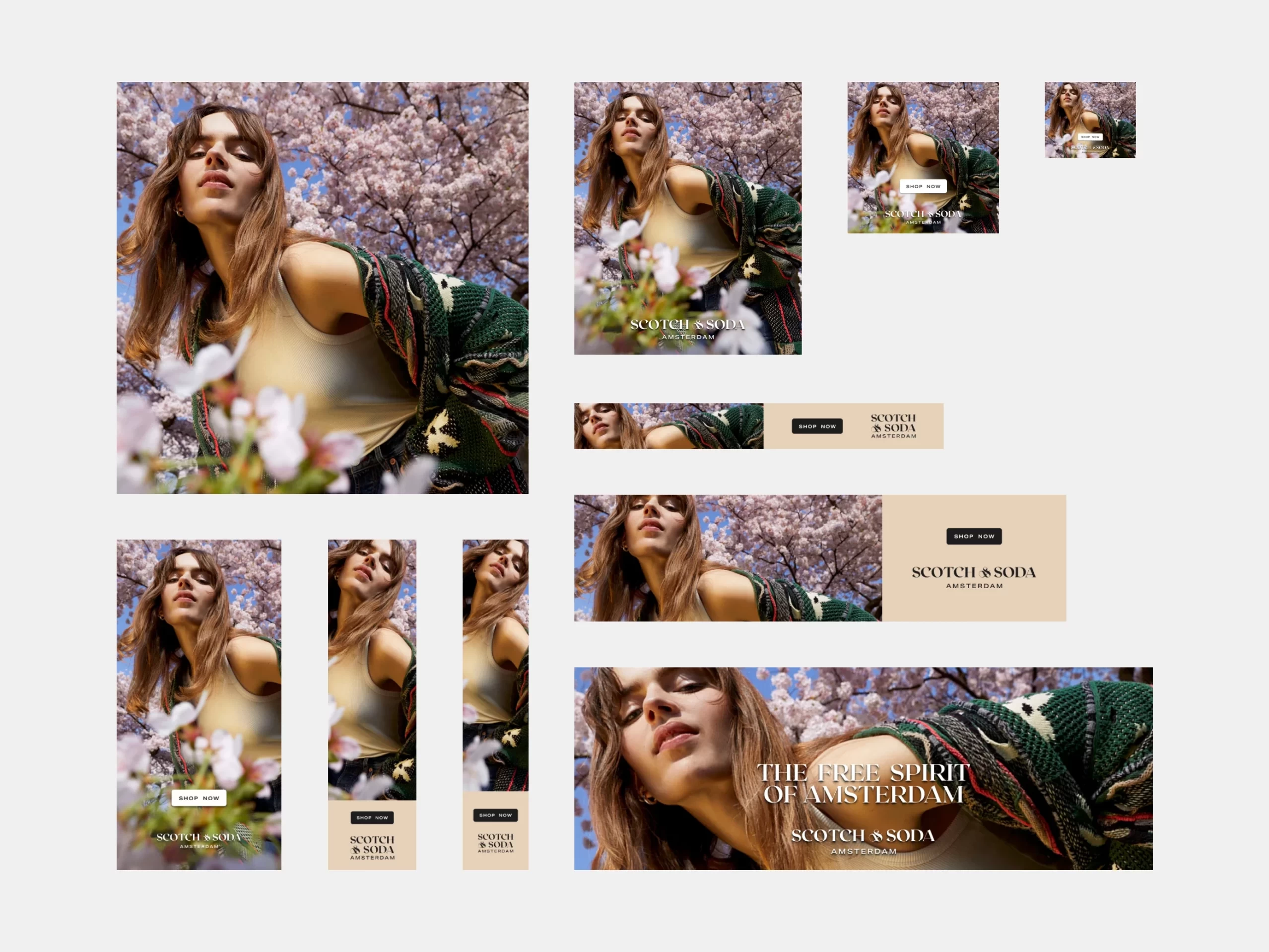 Scotch & Soda paid media banners