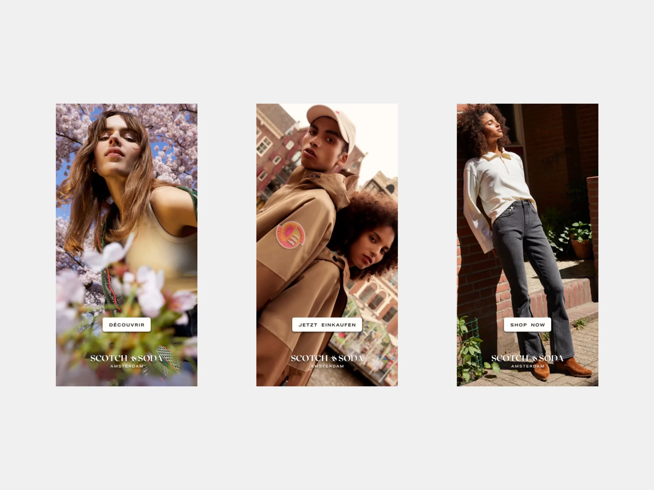 Scotch & Soda paid media banners